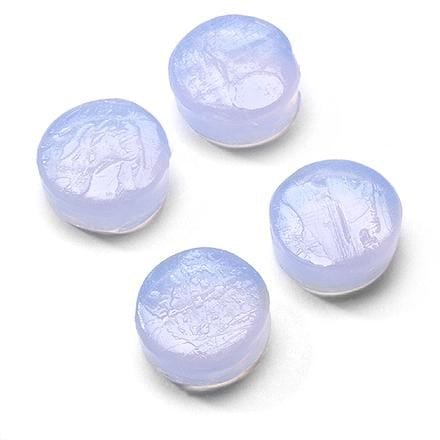 Close-up of AquaGuard silicone ear plugs in storage case, perfect for swimmers.