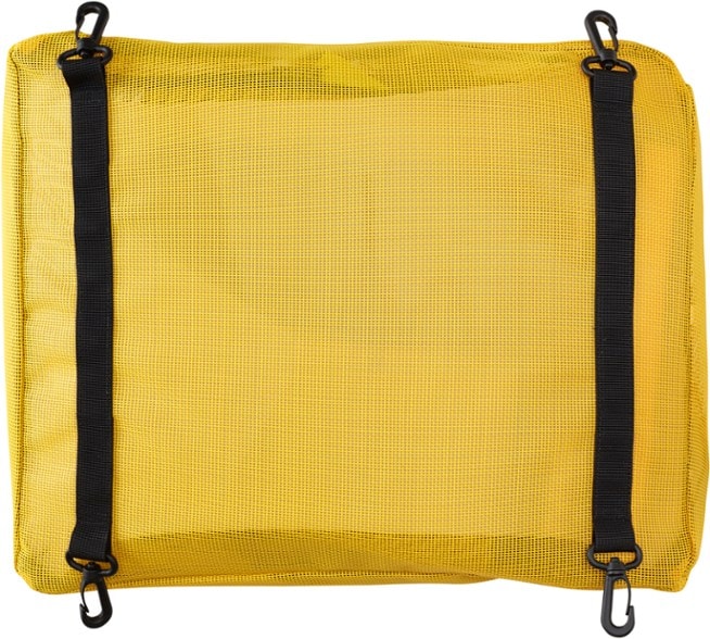 NRS Deluxe Touring Safety Kit with bilge pump, sponge, whistle, and paddle leash for kayaking safety