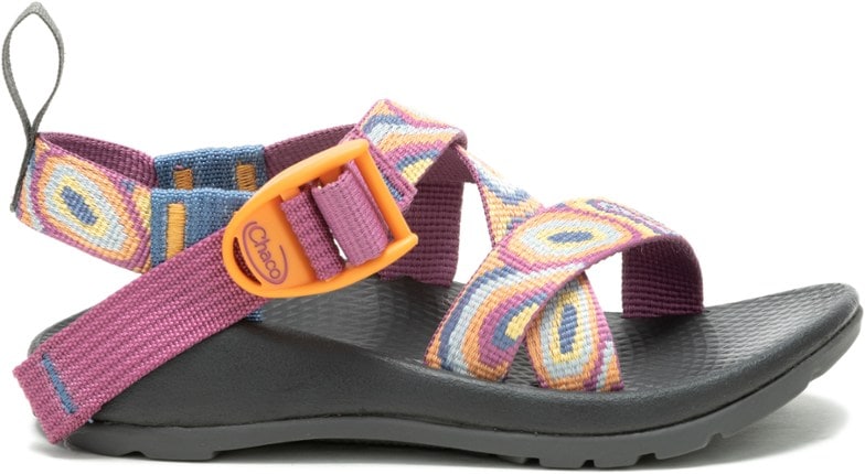 Close-up of Adventure Ready Kids Sandals featuring vibrant straps.