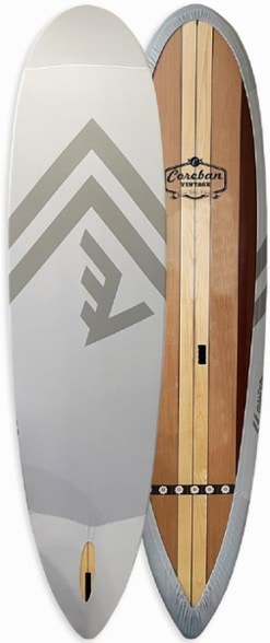 Close-up of Vamo UV paddle board cover with fin slot and reinforced edges