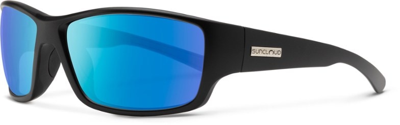 Front view of Suncloud Adventure polarized sunglasses showing a sleek design ideal for water sports.