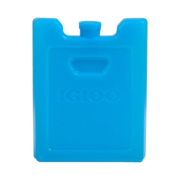 Close-up of reusable gel ice pack for outdoor activities, showing durable exterior and gel interior