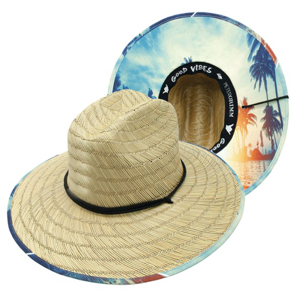Waimea lifeguard hat showcasing a 4.25 inch brim under sunlight.