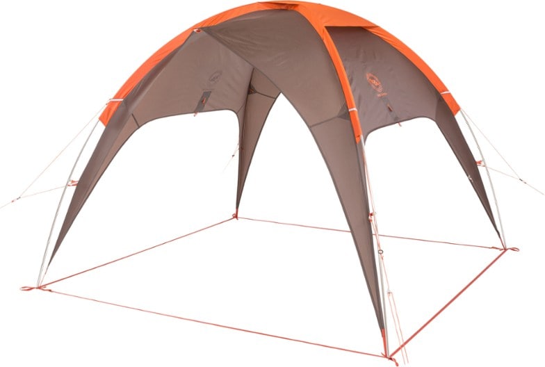 CanyonShield Portable Shelter setup in a camping field