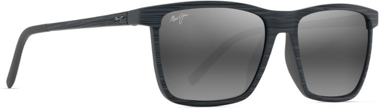 Side view of Maui Jim One Way polarized sunglasses highlighting the lightweight carbon fiber frame.