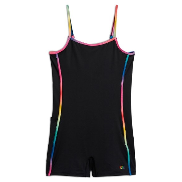TomboyX Women's Skinny Strap Unisuit for swimming and fitness activities