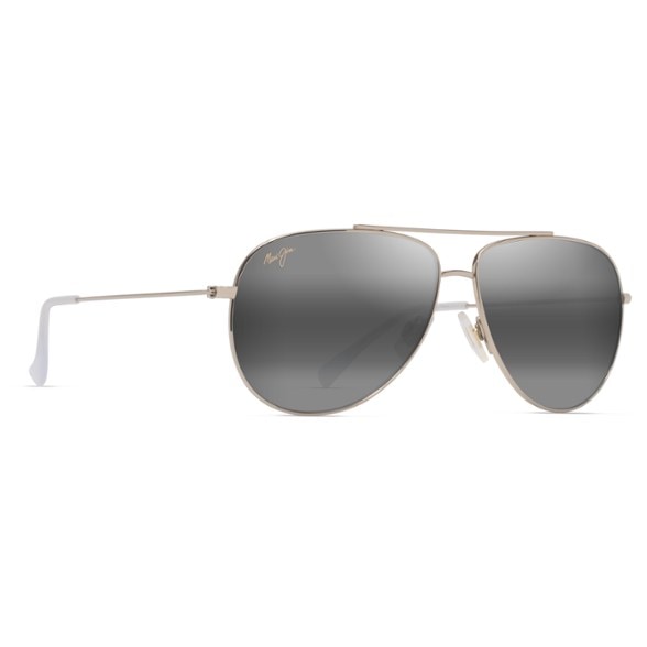 Maui Jim Hau'oli Aviator Polarized Sunglasses with Neutral Grey lenses