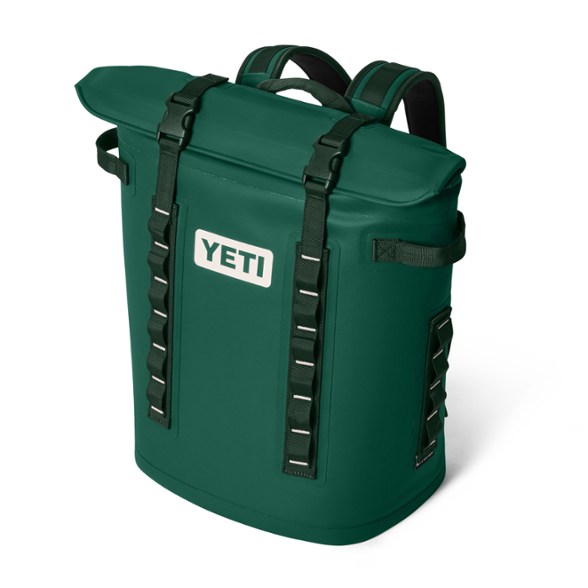YETI Hopper M20 2.0 Backpack Cooler being carried on a hiking trip