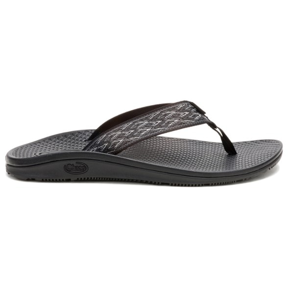 Chaco Classic Flip sandals side view, showing textured footbed and jacquard straps