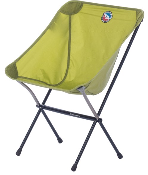 Front view of TrailNest XL camp chair showing tall seat and wide frame