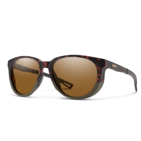 Seeker ChromaPop sunglasses from the front showing the polarized lenses and subtle side shields, perfect for mountain biking