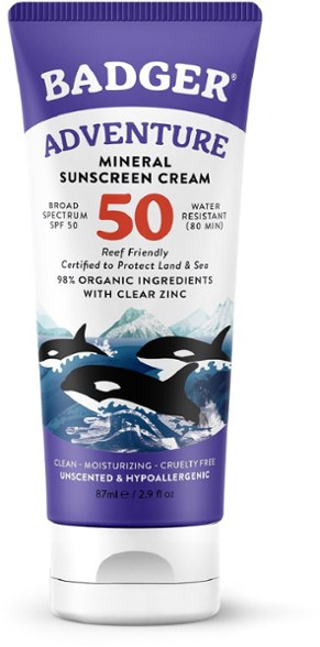 ZincGuard SPF 50 Mineral Sunscreen being applied on skin for active adventures