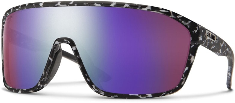 Side view of Boomtown Adventure ChromaPop polarized sunglasses highlighting the wraparound design.