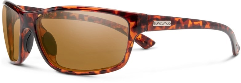 EcoShield Polarized Sport Sunglasses on a fishing rod holder, showcasing their polarized lenses