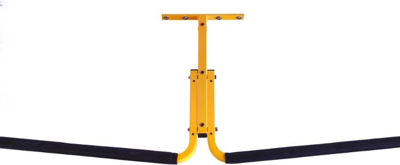 Premium kayak ceiling rack showcasing its adjustable design and sturdy arms.