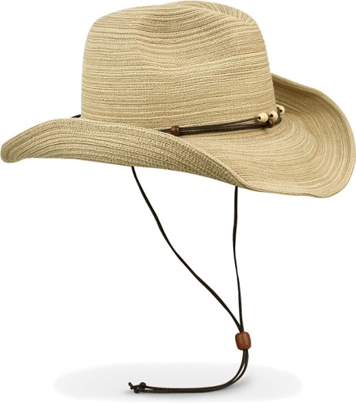 Western Style UPF 50+ Packable Sun Hat for Women - Front View