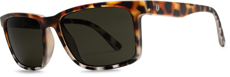 Electric Satellite polarized sunglasses worn while driving, showing anti-glare protection