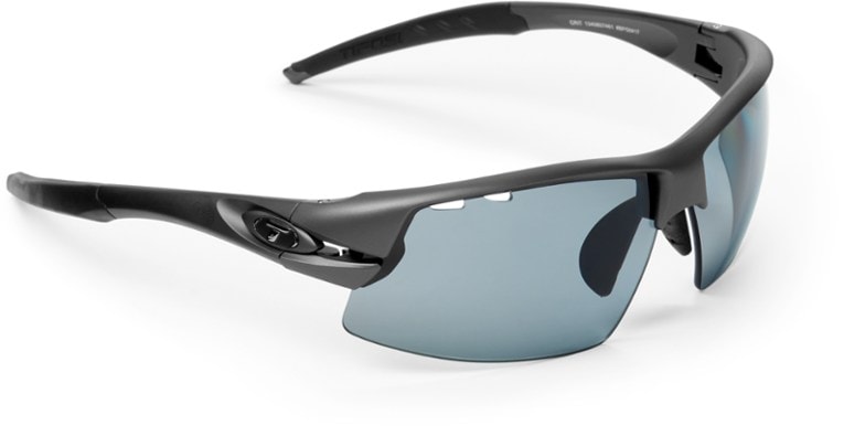 AeroShield Photochromic Cycling Sunglasses side view, showcasing ventilated lenses and adjustable arms