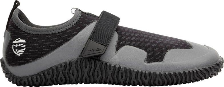 NRS Kicker Remix men's water shoes side view, showing neoprene uppers and rubber soles