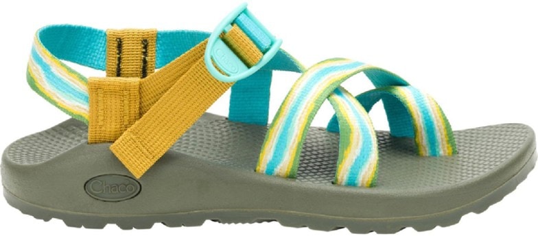 Close-up view of Chaco Z/2 Classic Women's Sandals highlighting adjustable straps and toe loop.