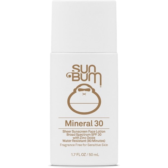 PureGuard Mineral Face Sunscreen SPF 30 being applied to the face