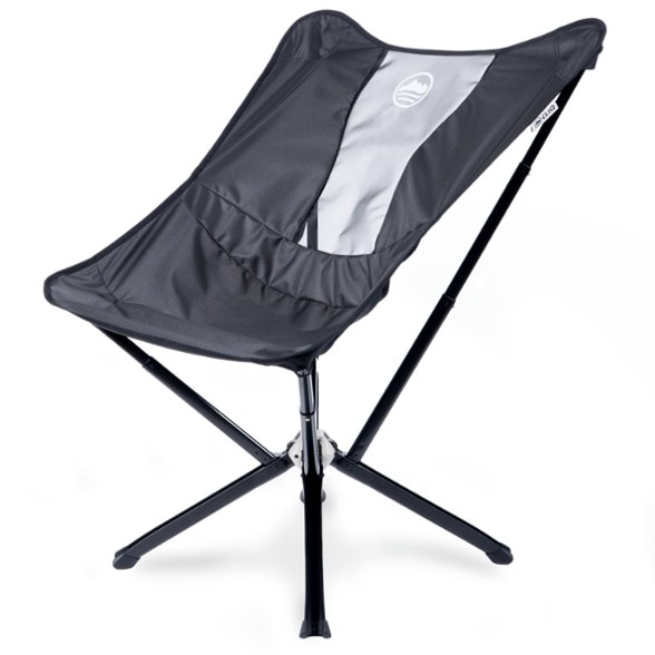 Close-up of the lightweight aluminum frame of the MystiQ Lounge outdoor chair