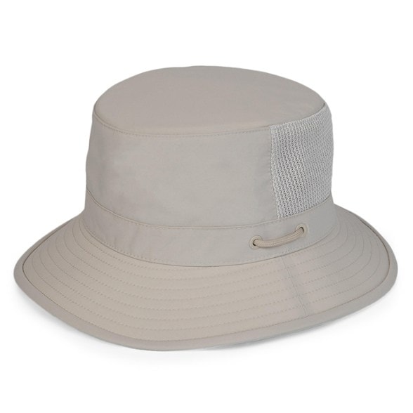 Eco-Friendly Airflo Bucket Hat demonstrating its breathable mesh panel and stylish design.