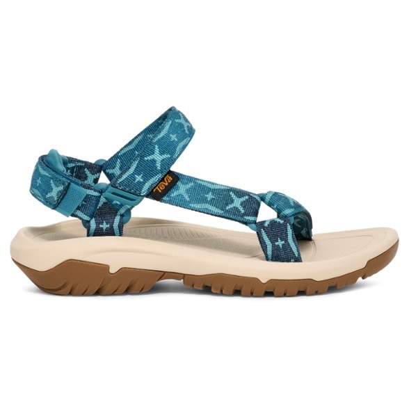 Teva Hurricane XLT2 Women's Hiking Sandals side view, showcasing the grippy rubber outsoles