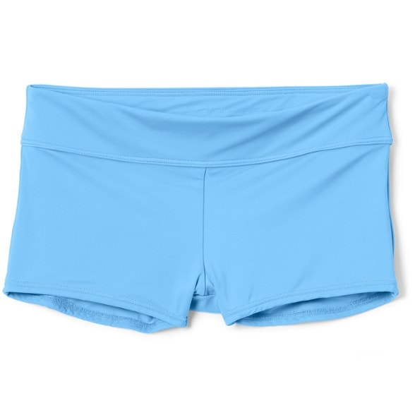 EcoChic Chlorine Resistant Swim Shorts for Women - side view