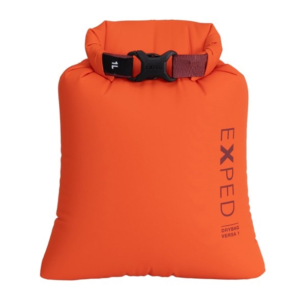 Close-up of the Versa Waterproof Adventure Bag's roll-top closure, highlighting its waterproof features.
