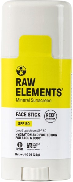 EcoShield SPF 50 Mineral Sunscreen Stick being applied on active kid's face