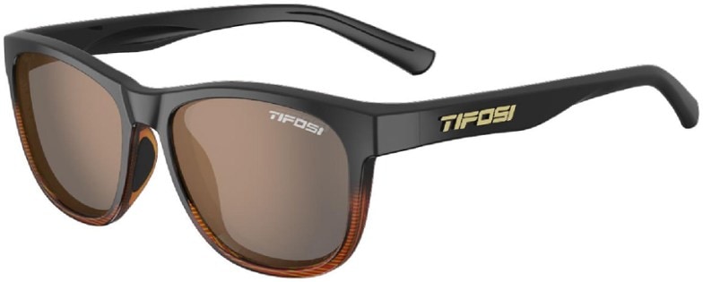 Close-up of yellow retro sunglasses showing UV-protective lenses and flexible TR-90 frame