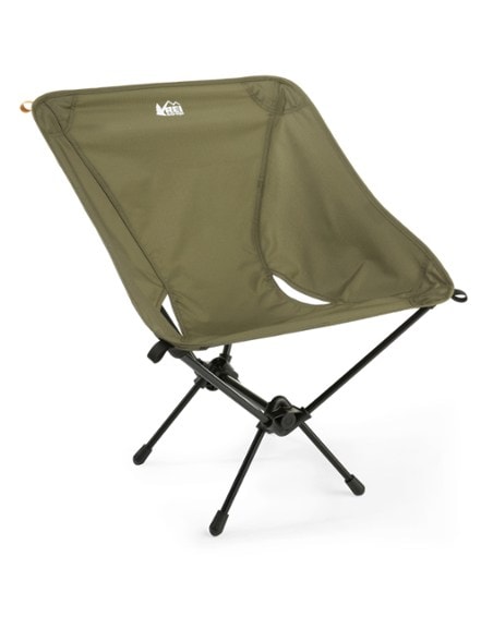 Ultralight camping chair in use on a hiking trail