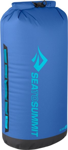 Waterproof dry bag for kayaking with 65L capacity