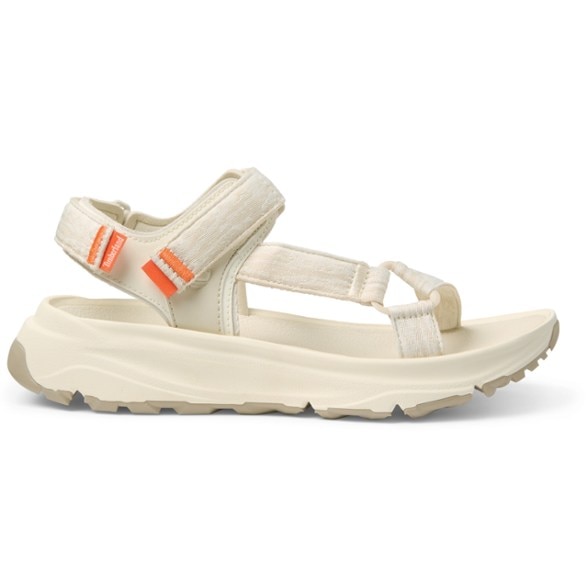 Timberland Motion Dune Backstrap Sandals for women, featuring adjustable straps and ReBOTL fabric uppers