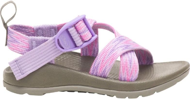 Eco-friendly kids sandals showing adjustable straps and LUVSEAT footbeds for comfort.