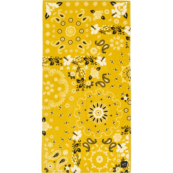 Luxury Beach Towel with Velour Finish - Soft and Absorbent