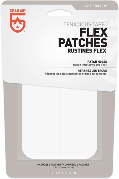 Tenacious FlexPatch applied to an inflatable kayak