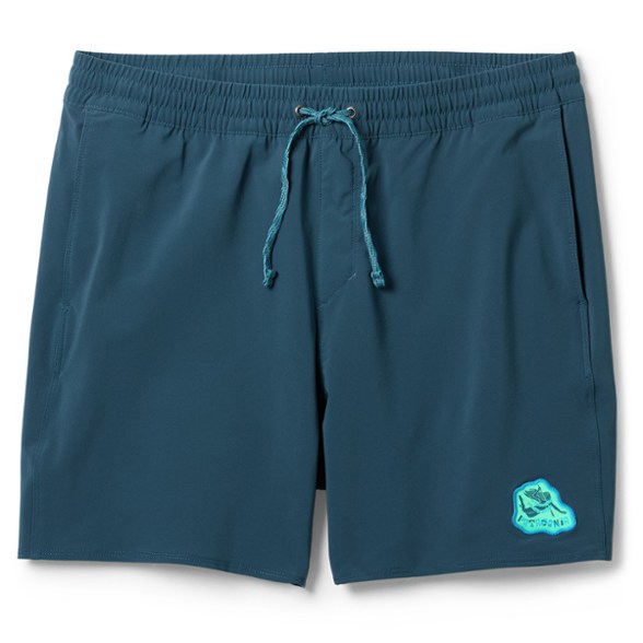Patagonia Hydropeak Volley Shorts in action, showcasing their quick dry feature